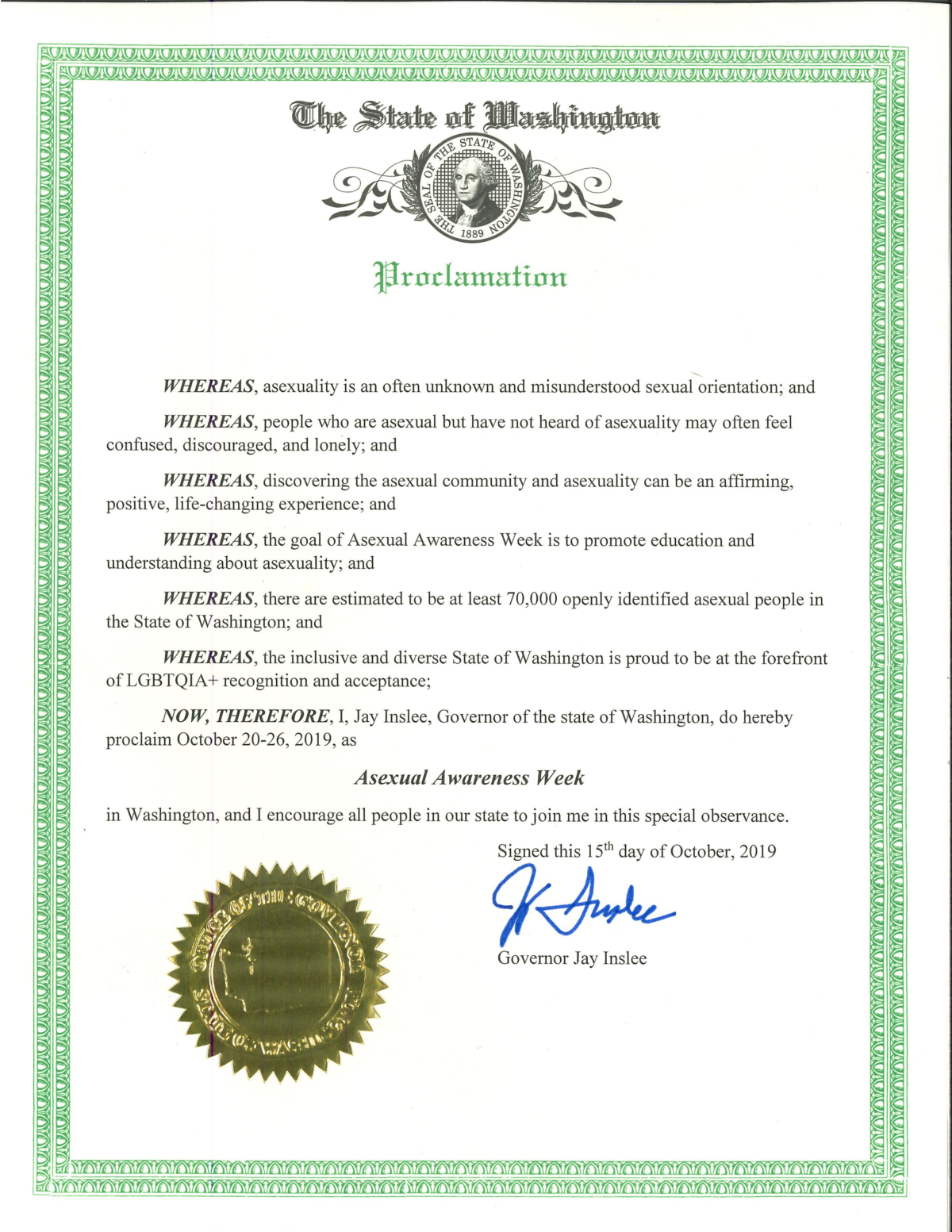 Washington Becomes First State to Recognize Asexual Awareness Week!